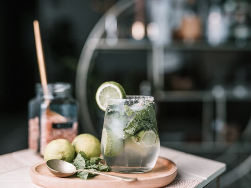 homemade mojito